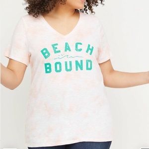 Lane Bryant Tie Dye “Beach Bound” Graphic Tee